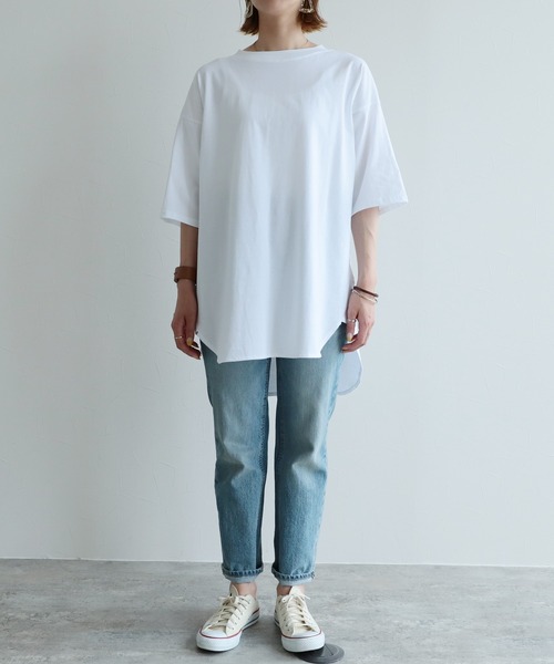 reca(レカ)の「バックプリントTシャツ(Tシャツ/カットソー・レディース・ホワイト/グレー/チャコール・FREE)」の21枚目の写真