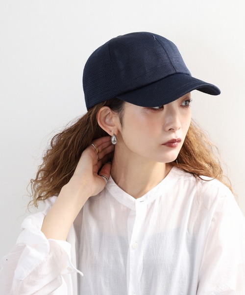 Sense of Grace（センスオブグレース）の「サーモ ベースボールキャップ（キャップ・メンズ・ブラック/ベージュ/ネイビー/アイボリー・FREE/XL）」の4枚目の写真