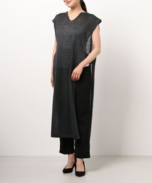 RNA-N | K2538 リネンニットジレワンピース(ワンピース)