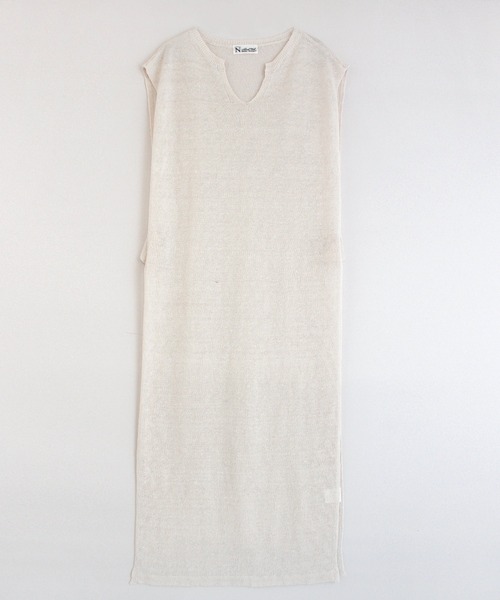 【セール】K2538 リネンニットジレワンピース（ワンピース）｜RNA-N（アールエヌエーエヌ）