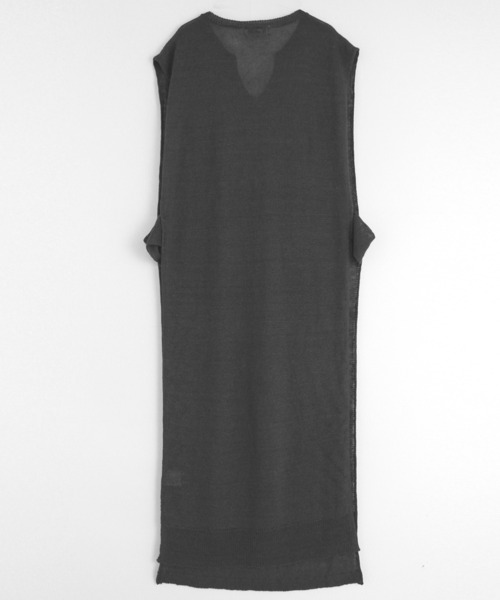 【セール】K2538 リネンニットジレワンピース（ワンピース）｜RNA-N（アールエヌエーエヌ）