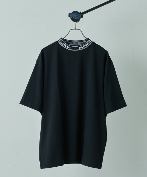 Lui's（ルイス）の「RAKISHネックロゴカットソー（Tシャツ/カットソー・メンズ・ブラック/オフホワイト/ブルー・SMALL/MEDIUM）」の2枚目の写真