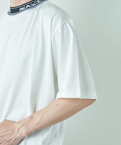 Lui's（ルイス）の「RAKISHネックロゴカットソー（Tシャツ/カットソー・メンズ・ブラック/オフホワイト/ブルー・SMALL/MEDIUM）」の18枚目の写真