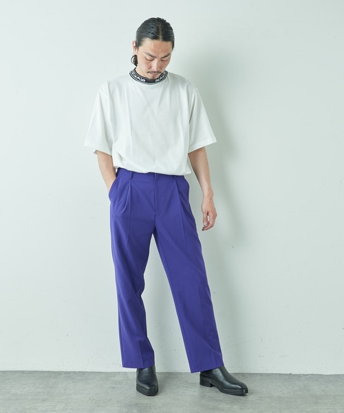 Lui's（ルイス）の「RAKISHネックロゴカットソー（Tシャツ/カットソー・メンズ・ブラック/オフホワイト/ブルー・SMALL/MEDIUM）」の20枚目の写真