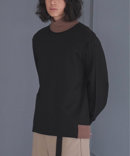 DOOPZ（ドープス）の「TURTLE NECK LONG T / タートルネックロンT（Tシャツ/カットソー・メンズ・ブラック/ネイビー・SMALL/MEDIUM/LARGE）」の5枚目の写真