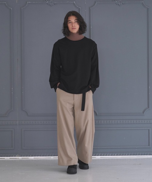 DOOPZ（ドープス）の「TURTLE NECK LONG T / タートルネックロンT（Tシャツ/カットソー・メンズ・ブラック/ネイビー・SMALL/MEDIUM/LARGE）」の10枚目の写真