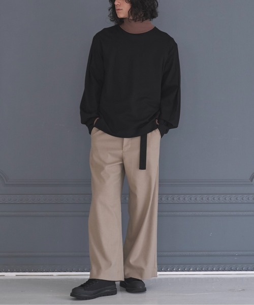 DOOPZ（ドープス）の「TURTLE NECK LONG T / タートルネックロンT（Tシャツ/カットソー・メンズ・ブラック/ネイビー・SMALL/MEDIUM/LARGE）」の8枚目の写真