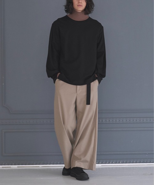 DOOPZ（ドープス）の「TURTLE NECK LONG T / タートルネックロンT（Tシャツ/カットソー・メンズ・ブラック/ネイビー・SMALL/MEDIUM/LARGE）」の11枚目の写真