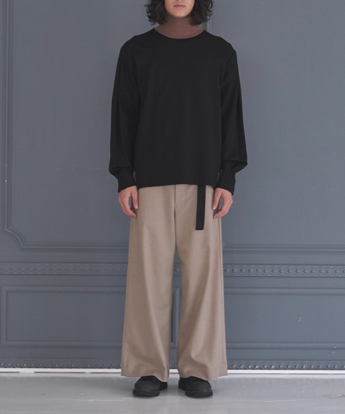 DOOPZ（ドープス）の「TURTLE NECK LONG T / タートルネックロンT（Tシャツ/カットソー・メンズ・ブラック/ネイビー・SMALL/MEDIUM/LARGE）」の13枚目の写真