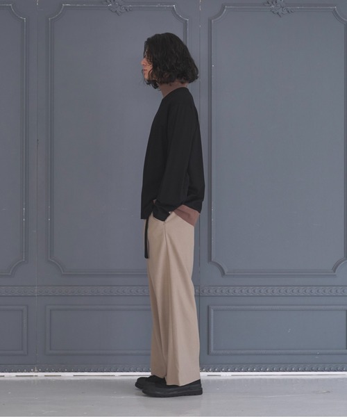 DOOPZ（ドープス）の「TURTLE NECK LONG T / タートルネックロンT（Tシャツ/カットソー・メンズ・ブラック/ネイビー・SMALL/MEDIUM/LARGE）」の14枚目の写真