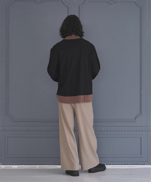 DOOPZ（ドープス）の「TURTLE NECK LONG T / タートルネックロンT（Tシャツ/カットソー・メンズ・ブラック/ネイビー・SMALL/MEDIUM/LARGE）」の15枚目の写真