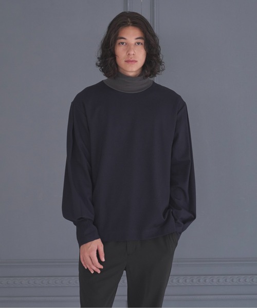 DOOPZ（ドープス）の「TURTLE NECK LONG T / タートルネックロンT（Tシャツ/カットソー・メンズ・ブラック/ネイビー・SMALL/MEDIUM/LARGE）」の16枚目の写真