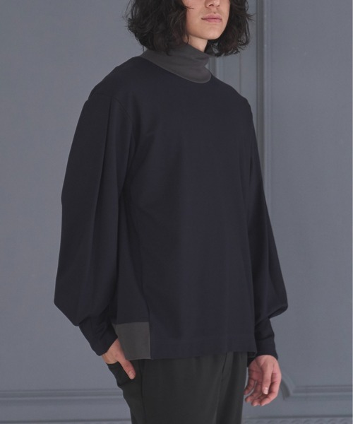 DOOPZ（ドープス）の「TURTLE NECK LONG T / タートルネックロンT（Tシャツ/カットソー・メンズ・ブラック/ネイビー・SMALL/MEDIUM/LARGE）」の17枚目の写真