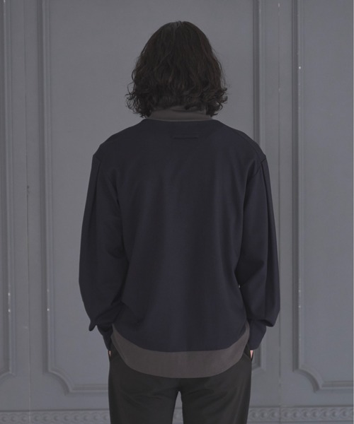 DOOPZ（ドープス）の「TURTLE NECK LONG T / タートルネックロンT（Tシャツ/カットソー・メンズ・ブラック/ネイビー・SMALL/MEDIUM/LARGE）」の19枚目の写真