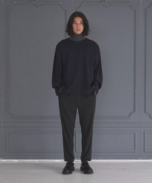 DOOPZ（ドープス）の「TURTLE NECK LONG T / タートルネックロンT（Tシャツ/カットソー・メンズ・ブラック/ネイビー・SMALL/MEDIUM/LARGE）」の20枚目の写真