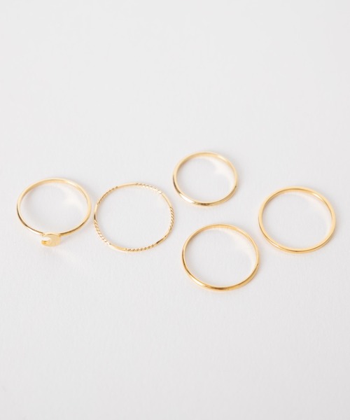 Romansual(ロマンシュアル)の「Romansual/moonリングセット(リング・レディース・シルバー/ゴールド・FREE)」の7枚目の写真