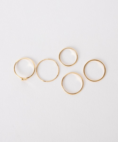 Romansual(ロマンシュアル)の「Romansual/moonリングセット(リング・レディース・シルバー/ゴールド・FREE)」の8枚目の写真