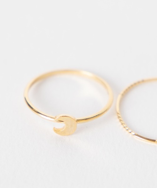 Romansual(ロマンシュアル)の「Romansual/moonリングセット(リング・レディース・シルバー/ゴールド・FREE)」の9枚目の写真