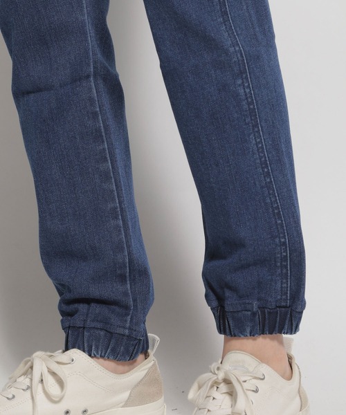 niko and...（ニコアンド）の「[niko and ...JEANS 2021AW]スリムコンフォートデニムパンツ（デニムパンツ・レディース・ブラック/ブルー・MEDIUM/LARGE）」の10枚目の写真