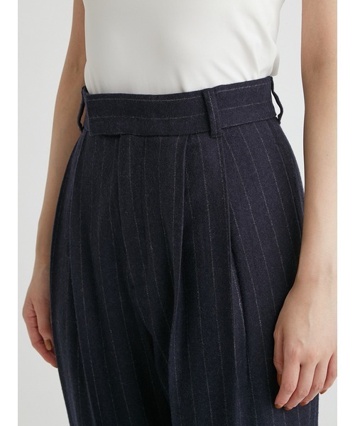 Mila Owen（ミラオーウェン）の「スーツUP STRIPEジョッパースリットパンツ（スラックス・レディース・ストライプ・1/0）」の7枚目の写真