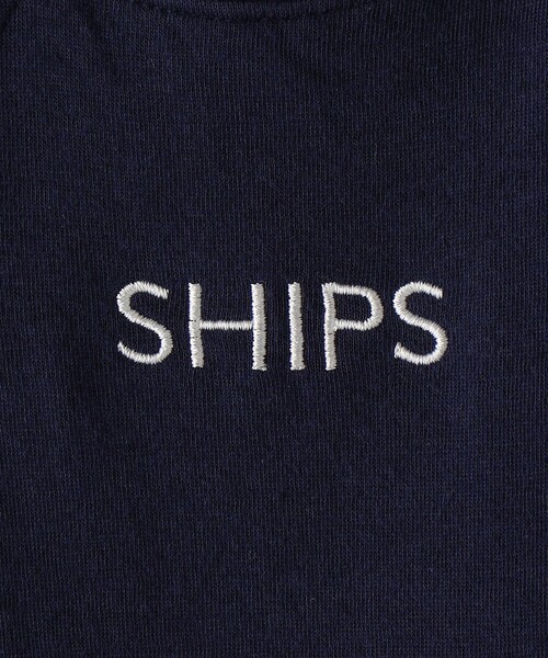 SHIPS(シップス)の「SHIPS KIDS:接結 ロゴ 長袖 ロンパース(ロンパース・キッズ・ナチュラル/ネイビー/ピンク・80/70)」の11枚目の写真
