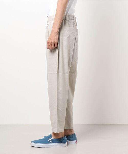 JUNRED（ジュンレッド）の「ハイストレッチリネンイージーパンツ（その他パンツ・メンズ・チャコールグレー/ダークブラウン/ベージュ/ベージュ系その他・LL/M/L）」の5枚目の写真