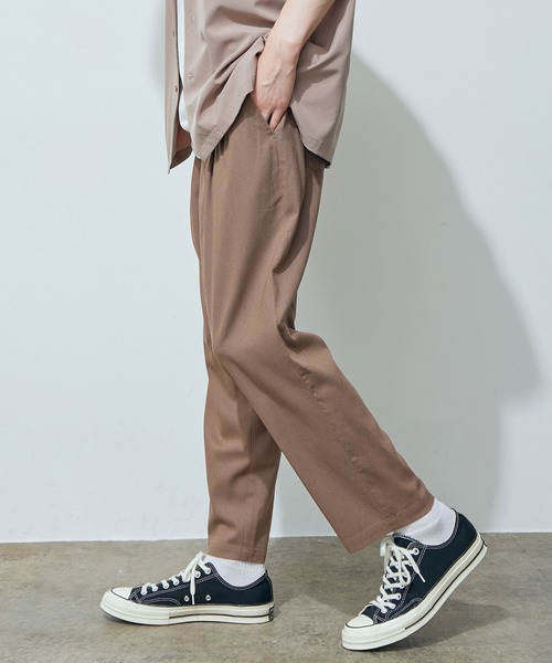 JUNRED（ジュンレッド）の「ハイストレッチリネンイージーパンツ（その他パンツ・メンズ・チャコールグレー/ダークブラウン/ベージュ/ベージュ系その他・LL/M/L）」の3枚目の写真