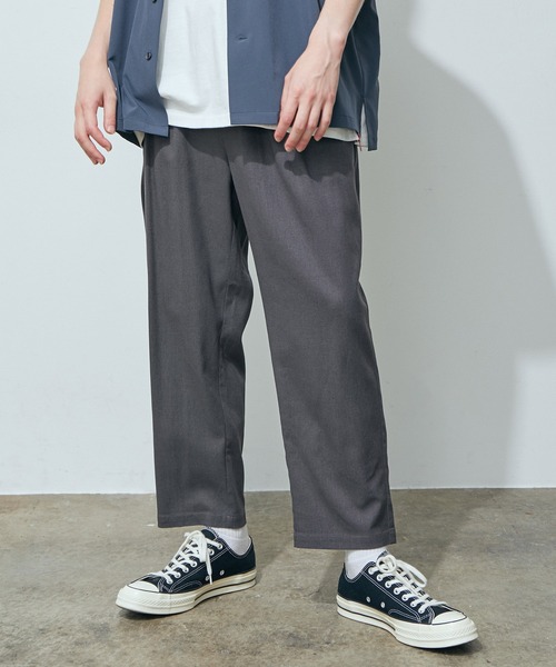 JUNRED（ジュンレッド）の「ハイストレッチリネンイージーパンツ（その他パンツ・メンズ・チャコールグレー/ダークブラウン/ベージュ/ベージュ系その他・LL/M/L）」の2枚目の写真