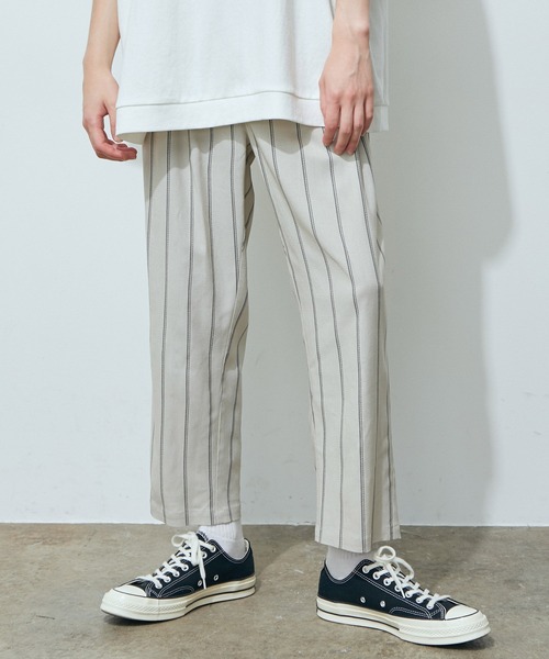 JUNRED（ジュンレッド）の「ハイストレッチリネンイージーパンツ（その他パンツ・メンズ・チャコールグレー/ダークブラウン/ベージュ/ベージュ系その他・LL/M/L）」の7枚目の写真