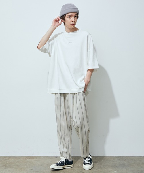 JUNRED（ジュンレッド）の「ハイストレッチリネンイージーパンツ（その他パンツ・メンズ・チャコールグレー/ダークブラウン/ベージュ/ベージュ系その他・LL/M/L）」の15枚目の写真