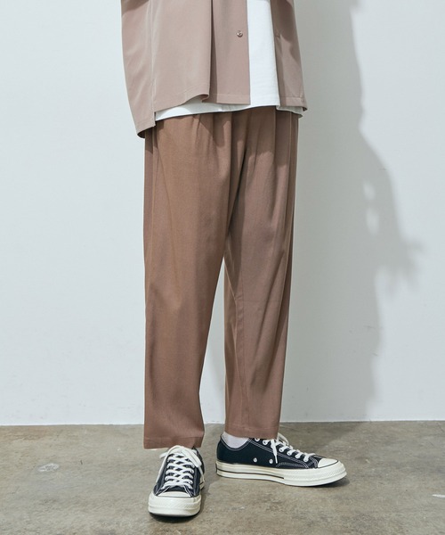 JUNRED（ジュンレッド）の「ハイストレッチリネンイージーパンツ（その他パンツ・メンズ・チャコールグレー/ダークブラウン/ベージュ/ベージュ系その他・LL/M/L）」の11枚目の写真