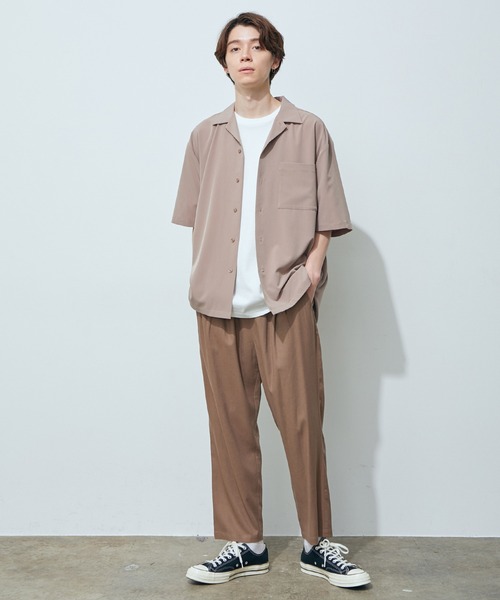 JUNRED（ジュンレッド）の「ハイストレッチリネンイージーパンツ（その他パンツ・メンズ・チャコールグレー/ダークブラウン/ベージュ/ベージュ系その他・LL/M/L）」の19枚目の写真