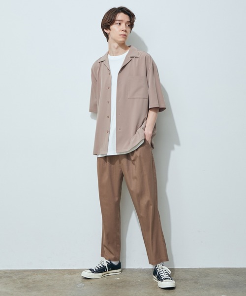 JUNRED（ジュンレッド）の「ハイストレッチリネンイージーパンツ（その他パンツ・メンズ・チャコールグレー/ダークブラウン/ベージュ/ベージュ系その他・LL/M/L）」の20枚目の写真