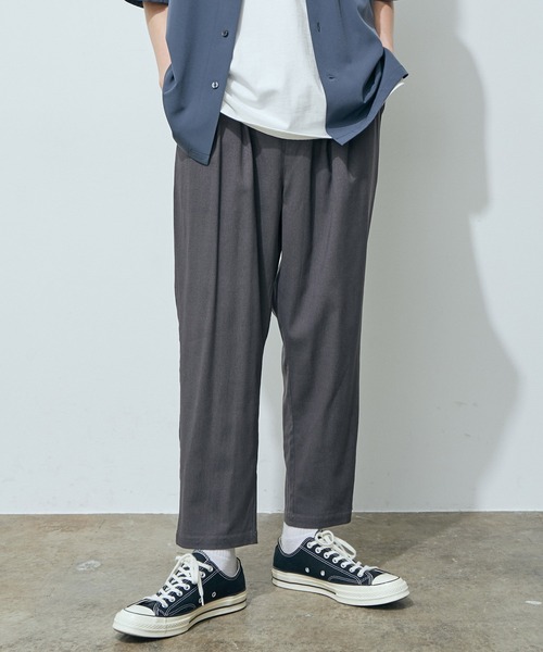 JUNRED（ジュンレッド）の「ハイストレッチリネンイージーパンツ（その他パンツ・メンズ・チャコールグレー/ダークブラウン/ベージュ/ベージュ系その他・LL/M/L）」の14枚目の写真