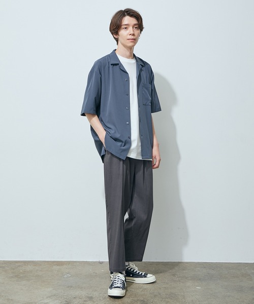 JUNRED（ジュンレッド）の「ハイストレッチリネンイージーパンツ（その他パンツ・メンズ・チャコールグレー/ダークブラウン/ベージュ/ベージュ系その他・LL/M/L）」の21枚目の写真