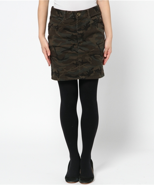 JOURNAL STANDARD（ジャーナルスタンダード）の「カツラギストレッチ カモフラプリントタイトスカート #（スカート・レディース・カーキ・38/36/40）」の8枚目の写真