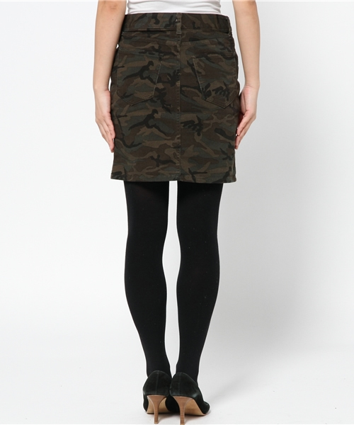 JOURNAL STANDARD（ジャーナルスタンダード）の「カツラギストレッチ カモフラプリントタイトスカート #（スカート・レディース・カーキ・38/36/40）」の10枚目の写真