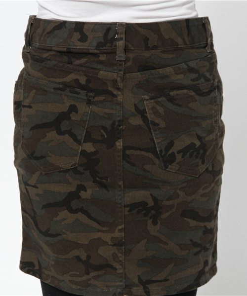 JOURNAL STANDARD（ジャーナルスタンダード）の「カツラギストレッチ カモフラプリントタイトスカート #（スカート・レディース・カーキ・38/36/40）」の3枚目の写真
