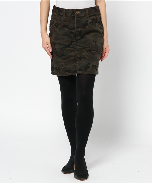 JOURNAL STANDARD（ジャーナルスタンダード）の「カツラギストレッチ カモフラプリントタイトスカート #（スカート・レディース・カーキ・38/36/40）」の11枚目の写真