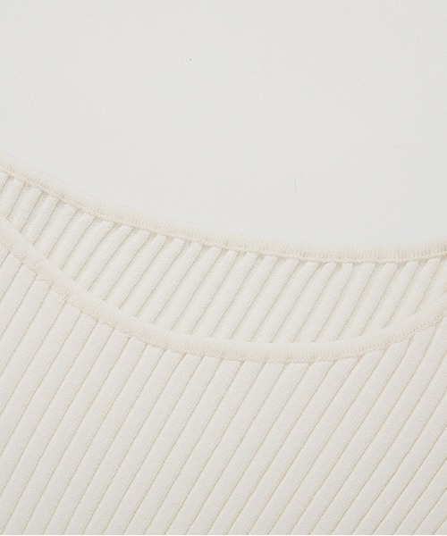 Fano Studios(ファノ ストゥディオズ)の「【Fano Studios】Contrast piping rib knit FX21S286(ニット/セーター・レディース・ホワイト・S/M/L)」の13枚目の写真