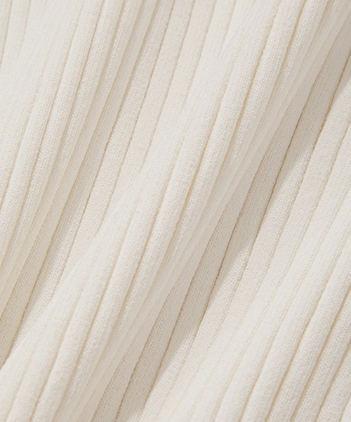 Fano Studios(ファノ ストゥディオズ)の「【Fano Studios】Contrast piping rib knit FX21S286(ニット/セーター・レディース・ホワイト・S/M/L)」の16枚目の写真