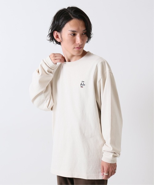 CHUMS(チャムス)の「【CHUMS By JOURNAL STANDARD】別注 BOOBY ロゴプリントL/S Tシャツ(Tシャツ/カットソー・メンズ・ホワイト×ホワイト/モスグリーン/キャメル/ブラック・LARGE/MEDIUM/X-LARGE)」の13枚目の写真