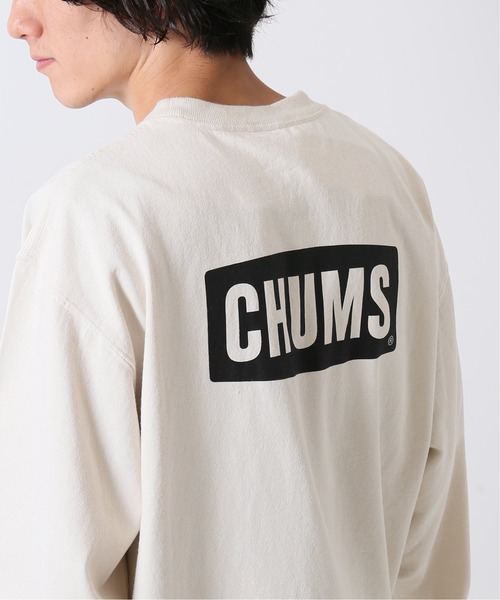 CHUMS(チャムス)の「【CHUMS By JOURNAL STANDARD】別注 BOOBY ロゴプリントL/S Tシャツ(Tシャツ/カットソー・メンズ・ホワイト×ホワイト/モスグリーン/キャメル/ブラック・LARGE/MEDIUM/X-LARGE)」の17枚目の写真