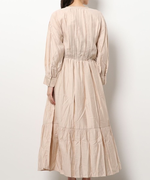 Cookie Chocolate（クッキーチョコレート）の「ギャザーティアードワンピース（ワンピース・レディース・ミント/ライトベージュ・M）」の10枚目の写真