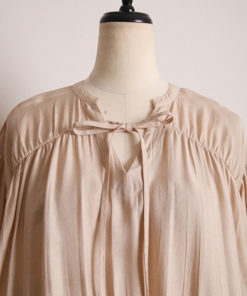 Cookie Chocolate（クッキーチョコレート）の「ギャザーティアードワンピース（ワンピース・レディース・ミント/ライトベージュ・M）」の16枚目の写真