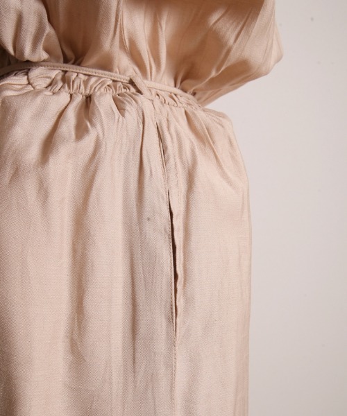 Cookie Chocolate（クッキーチョコレート）の「ギャザーティアードワンピース（ワンピース・レディース・ミント/ライトベージュ・M）」の9枚目の写真