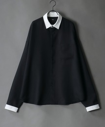 2026AW新色追加 SITRY Oversize Drop shoulder Regular collar shirt/別注 ビッグシルエット ドレープツイル レギュラーカラーシャツ