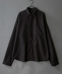 SITRY（シトリー）の「SITRY Oversize Drop shoulder Regular collar shirt/別注 ビッグシルエット  ドレープツイル  レギュラーカラーシャツ（シャツ/ブラウス）」