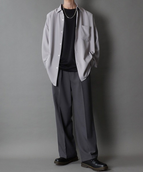 Ground Y 2024AW ビッグシルエット スペアカラー シャツ サイズL BLACK Ground Y LOGO GRAPHIC PRINT STANDARD T-SHIRT(M BLACK