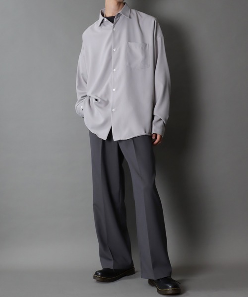 Ground Y 2024AW ビッグシルエット スペアカラー シャツ サイズL Ground Y 2024AW ビッグシルエット スペアカラー シャツ サイズL